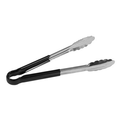 [2685] Serveertang 30.0cm RVS hittebest. greep zwart