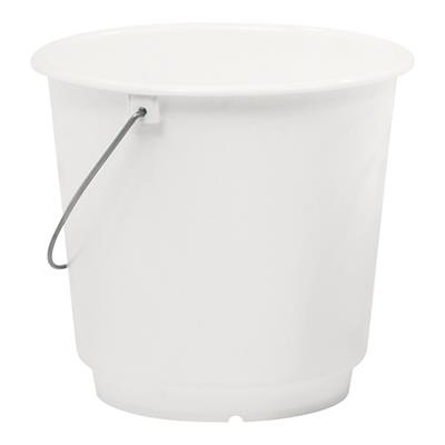 [2731] Emmer 10l wit kunststof denox