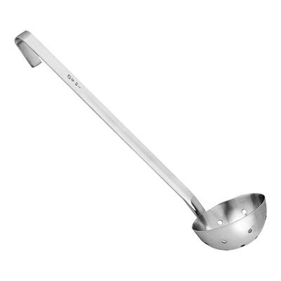 [2792] Opscheplepel 10.0cm RVS geperforeerd