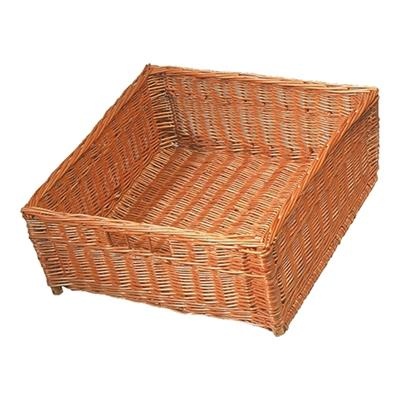 [2895] Broodmand vk 50.0x50.0(h)20.0cm wilgenhout
