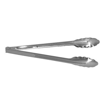 [3100] Serveertang 30.0cm RVS met  veer