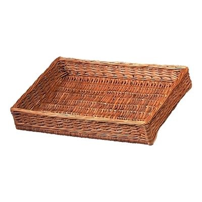 [3223] Broodmand rk 70.0x30.0cm(h)10.0cm wilgenhout