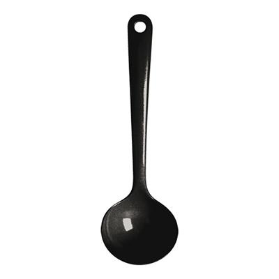 [3276] Opscheplepel 30.0cm melamine zwart