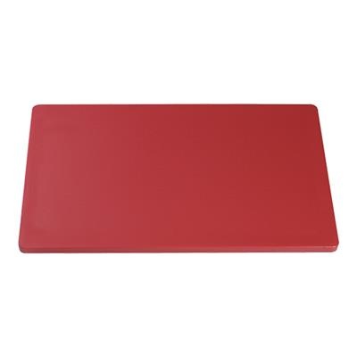[3313] Snijplank 50.0x30.0cm(h)2.0cm rood zonder geul