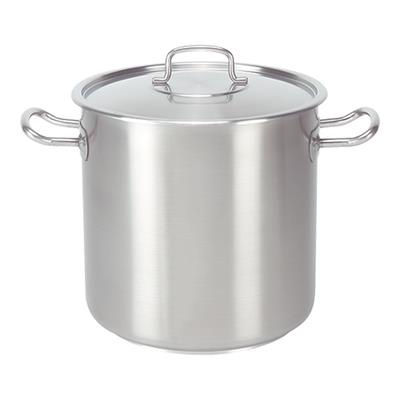 [3338] Kookpan hg 32.0cm 24.0l (h)32.0cm RVS