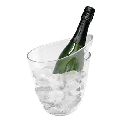[3358] Wijnkoeler ov 24.0cm (h)24.0cm transparant poly