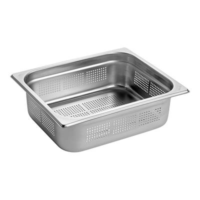 [3412] Gn bak 1/2 (h)10.0cm RVS .geperf.