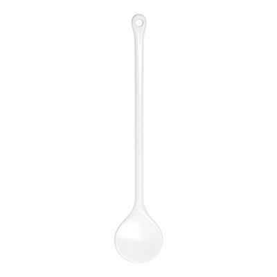 [3453] Pollepel 31.0cm rond kunstof wit