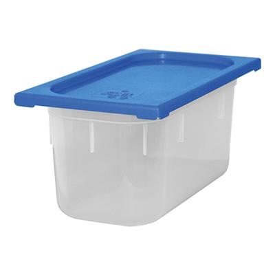 [3579] Voedselbak 1/3 (h)15.0cm. polyprob. 5.7lblauw