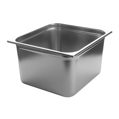 [4077] Gn bak 2/3 (h)20.0cm RVS hd