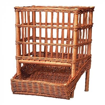 [4642] Broodmand rechthoek 44.0x50.0x(h)60.0cm wilgenhout