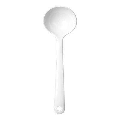 [5204] Soep/sauslepel 30.0cm wit melamine