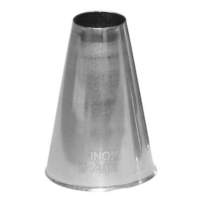 [5403] Spuitjes 13mm RVS glad naadloos