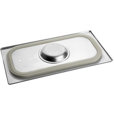 [55109] Gn deksel 1/3 RVS met  afdichting