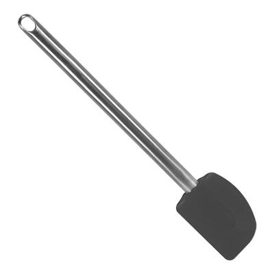 [5841] Pannenlikker 40.0cm RVS/silicoon