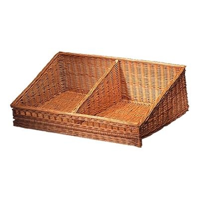 [5891] Broodmand rechthoek 99.5.0x55cm(h)30.0cm m/ tussenschot