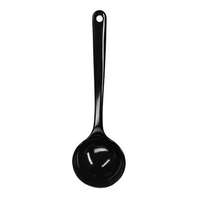 [5977] Opscheplepel 26.0cm melamine zwart waca