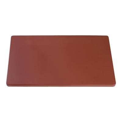 [6005] Snijplank 40.0x25.0cm(h)2.0cm bruin zonder geul
