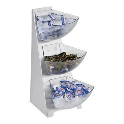 [6049] Buffetstandaard (h)41.0x19.0x24.0cm RVS