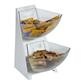 [6050] Buffetstandaard (h)28.0x0x24.0x19.0cm RVS