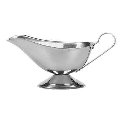 [6363] Sauskan op voet 23.0cl RVS 18/8