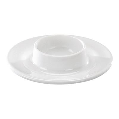 [7096] Eierdop 9.2cm wit melamine