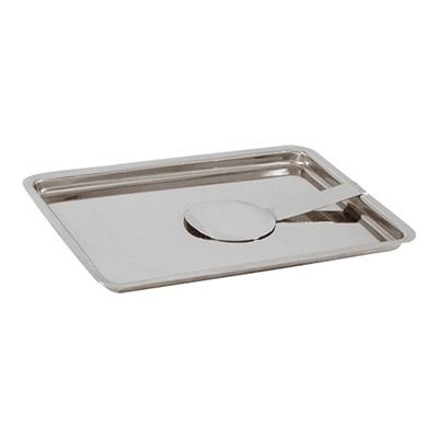 [7469] Rekeningschaaltje 18.0x14.0cm RVS