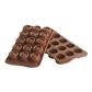 [7493] Chocoladevorm 2.8x2.0cm 15 st. silicone type b