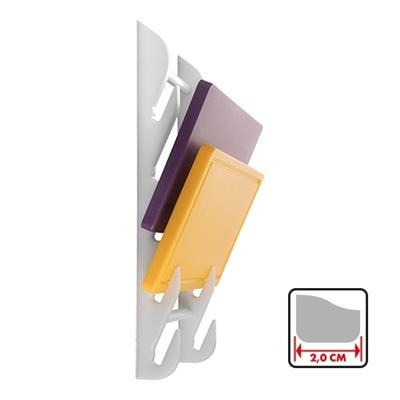 [7498] Snijplanken standaard wand model wit(max 2.0cm dik