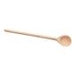 [7648] Pollepel 45.0cm hout vlak rond