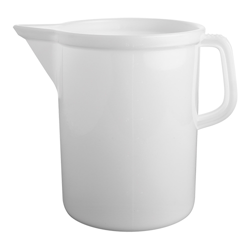 [7764] Maatbeker 5.0l kunststof wit *
