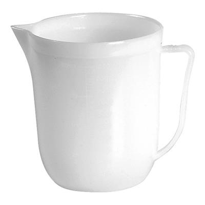 [8115] Maatbeker 1.0l kunststof wit *