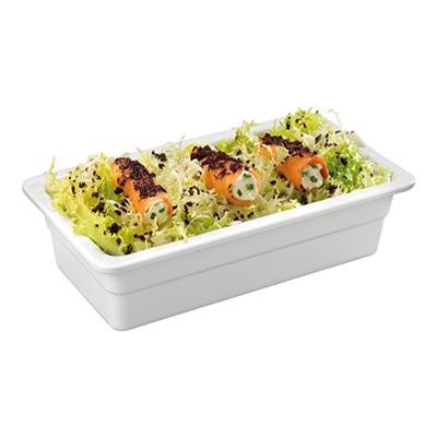 [8150] Schaal 1/4GN (h)6.5cm melamine wit