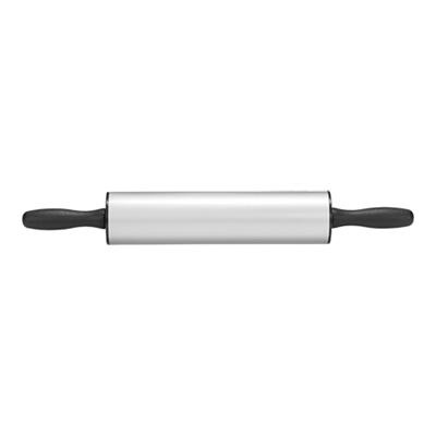 [8613] Deegrol 25.0cm RVS met zwart handvat