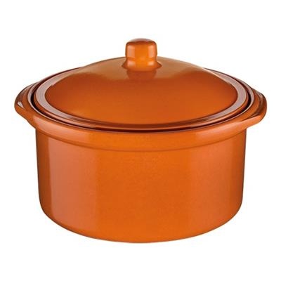 [9318] Cocotte met  deksel 17.0cm rood