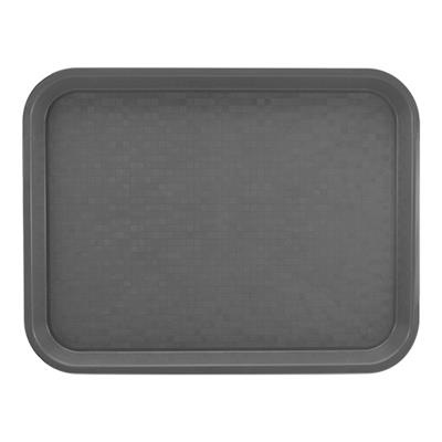 [9341] Dienblad rechthoek 34.5x26.5cm grijs polypropyleen