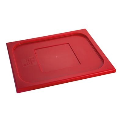 [9370] Deksel 1/2GN rood caterchef