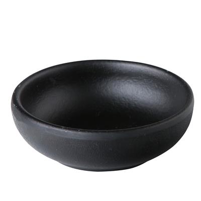 [05555] Dipper/tipje 7.5cm Melamine zwart Asia