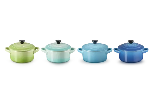 [54976] Set a 4 Mini Braadpan Multicolor blue Le Creuset