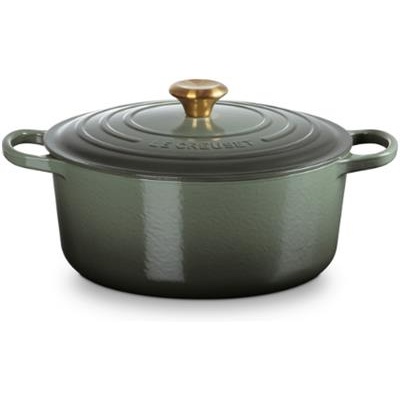 [58291] Braadpan rond 28.0cm 6.7l thyme green Le Creuset
