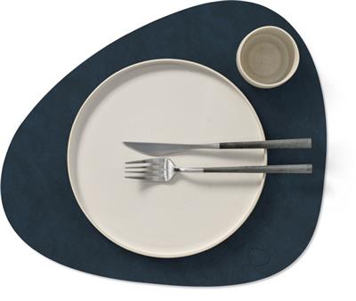 [53783] Placemat Curve L 37.0x44.0cm nupo midnight blue