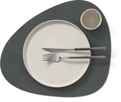 [54384] Placemat Curve L 37.0x44.0cm nupo anthracite