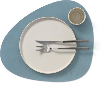 [54394] Placemat Curve L 37.0x44.0cm nupo light blue
