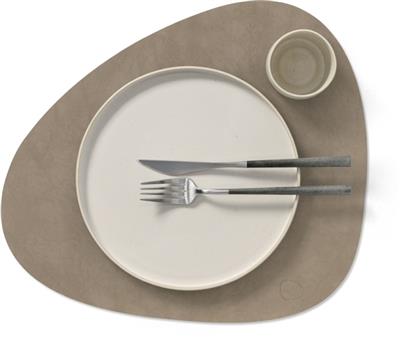 [54398] Placemat Curve L 37.0x44.0cm nupo nomad grey