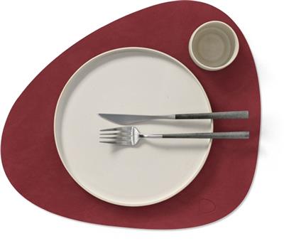 [54403] Placemat Curve L 37.0x44.0cm nupo red