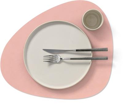 [54404] Placemat Curve L 37.0x44.0cm nupo rose
