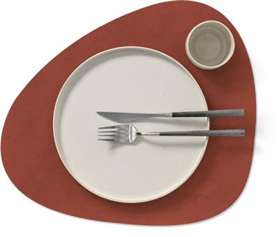 [54406] Placemat Curve L 37.0x44.0cm nupo sienna