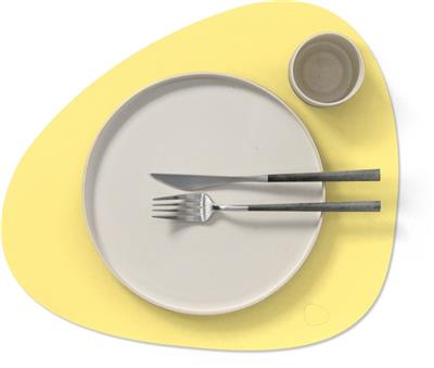 [54408] Placemat Curve L 37.0x44.0cm nupo yellow
