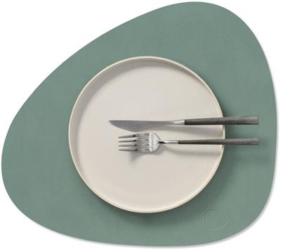 [54428] Placemat Curve M 31.0x35.0cm nupo pastel green