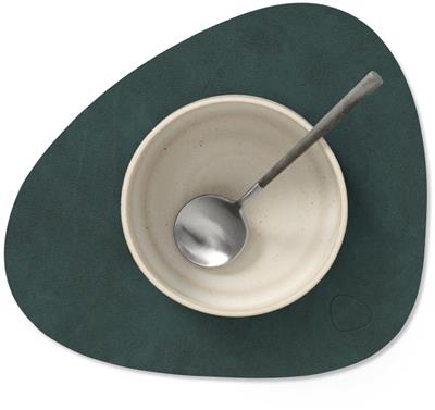 [54447] Placemat Curve S 24.0x28.0cm nupo dark green